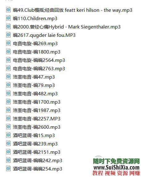 320K無損車載流行MP3音樂舞曲+MP4視頻神曲，共42G幾千首打包分享_趣資料教程資源插圖20