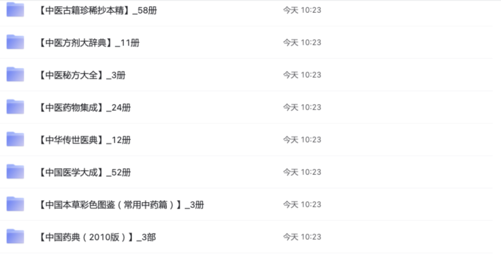中醫(yī)古籍庫百度云分享插圖