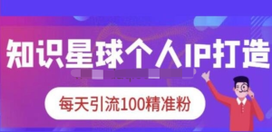 知識(shí)星球個(gè)人IP打造系列課程，每天引流100精準(zhǔn)粉【視頻教程】百度網(wǎng)盤(pán)插圖