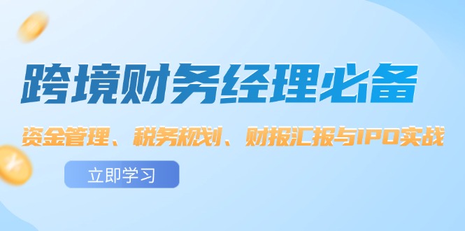 跨境財(cái)務(wù)經(jīng)理必備：資金管理、稅務(wù)規(guī)劃、財(cái)報(bào)匯報(bào)與IPO實(shí)戰(zhàn)插圖