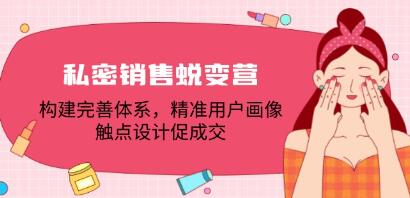 《私密銷售蛻變營》建完善體系，精準用戶畫像，觸點設(shè)計促成交插圖